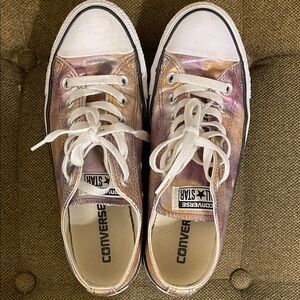 Converse metallic rose gold all stars sz 8 euro sz 39